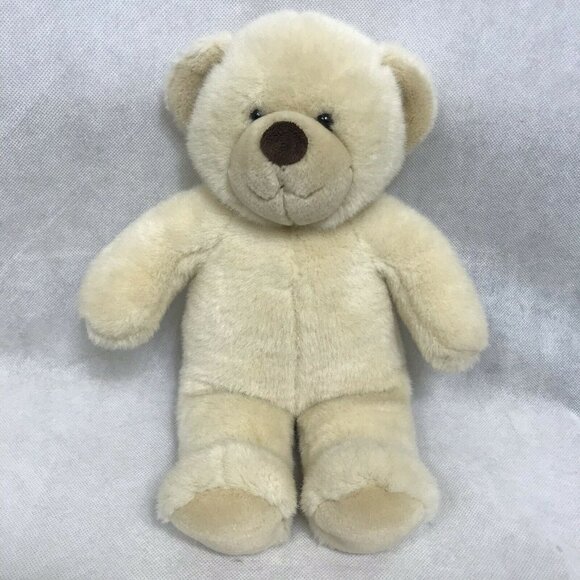 Build a Bear 14" Plush Teddy Cream White Realistic Stuffed Animal BABW 14" - Picture 1 of 4